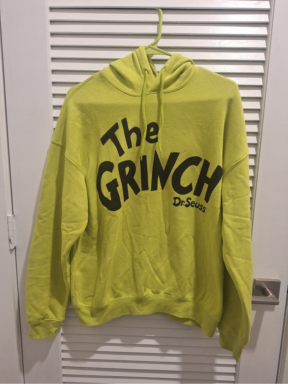 Dr. Seuss Lime Green 'The Grinch' Crewneck Sweatshirt